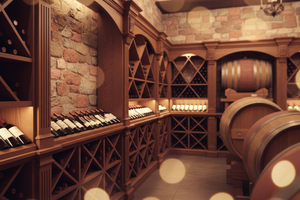 generate me an image that serves as background for my wine store